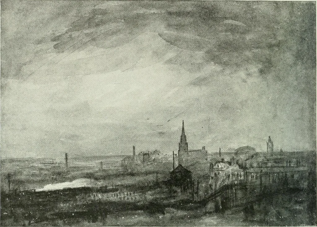 An illustration from Studio international, 1893, leaf 23