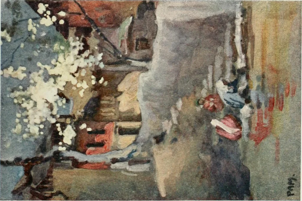 An illustration from Studio international, 1893, leaf 254