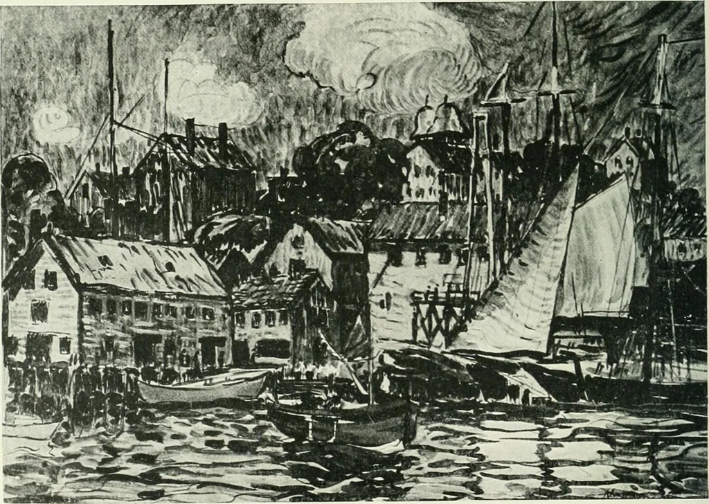 An illustration from Studio international, 1893, leaf 297