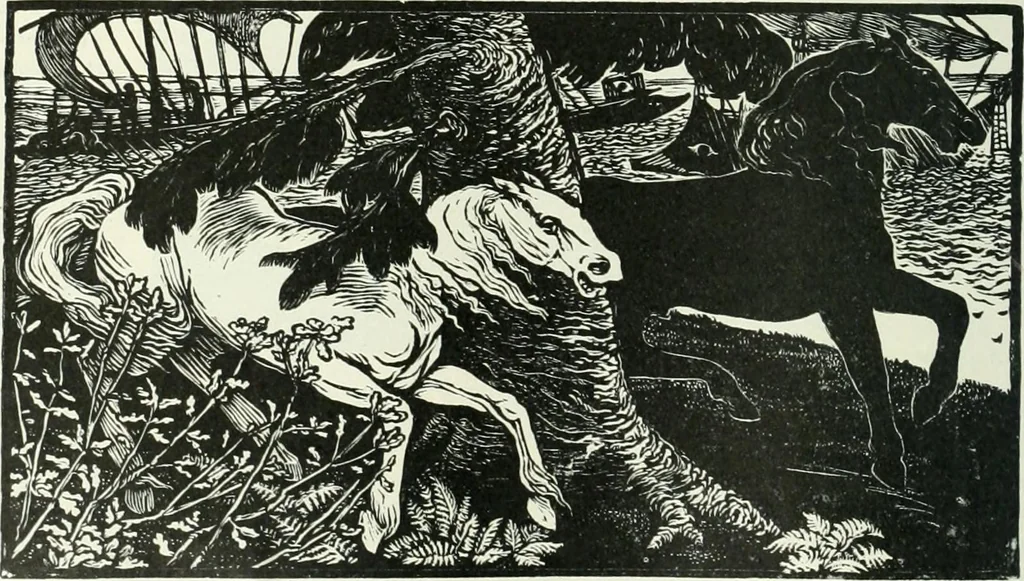An illustration from Studio international, 1893, leaf 45
