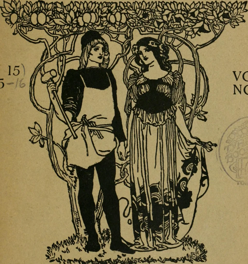 An illustration from Studio international, 1893, leaf 6