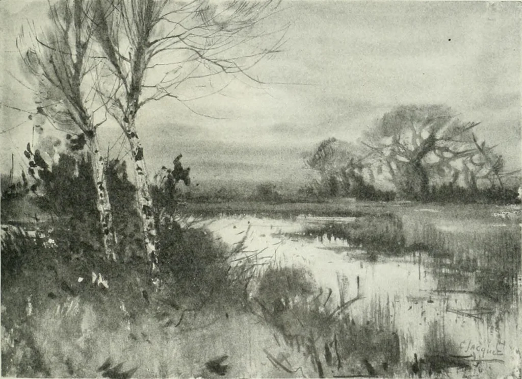 An illustration from Studio international, 1893, leaf 66
