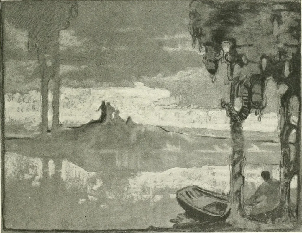 An illustration from Studio international, 1893, leaf 126