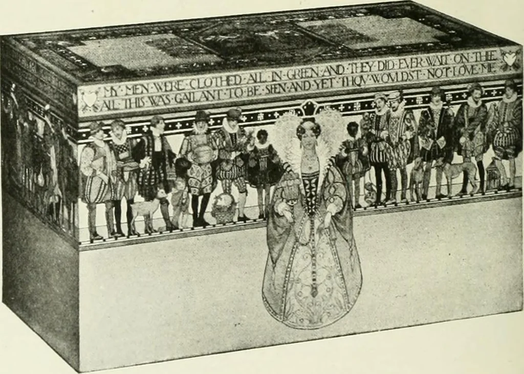 An illustration from Studio international, 1893, leaf 185