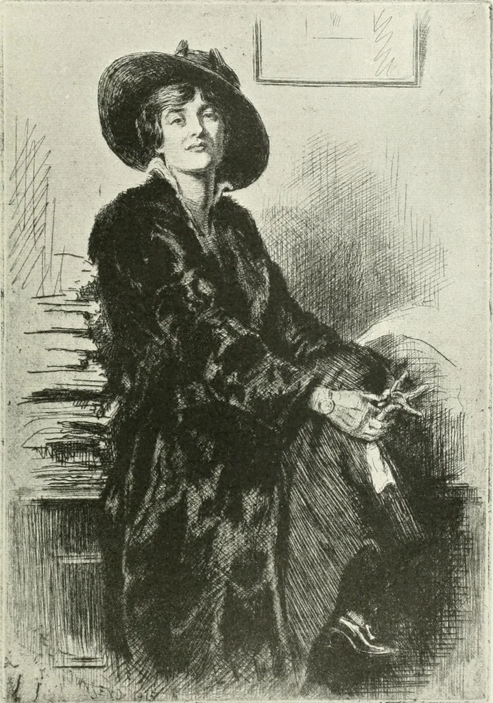 An illustration from Studio international, 1893, leaf 42