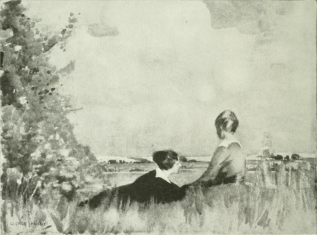 An illustration from Studio international, 1893, leaf 77