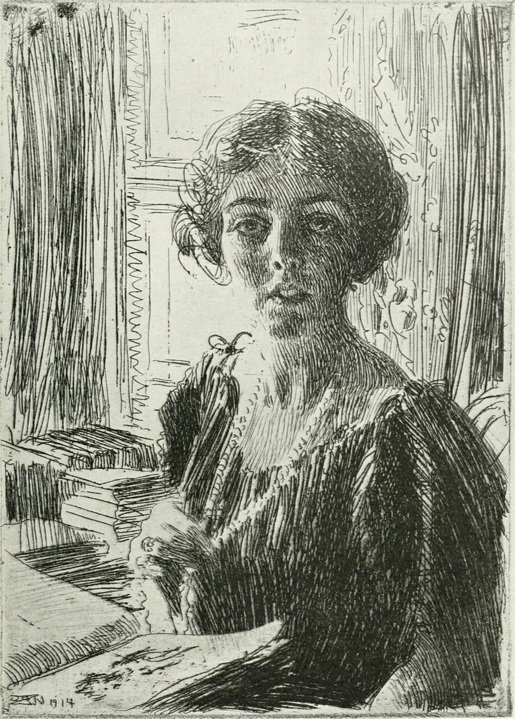 An illustration from Studio international, 1893, leaf 86