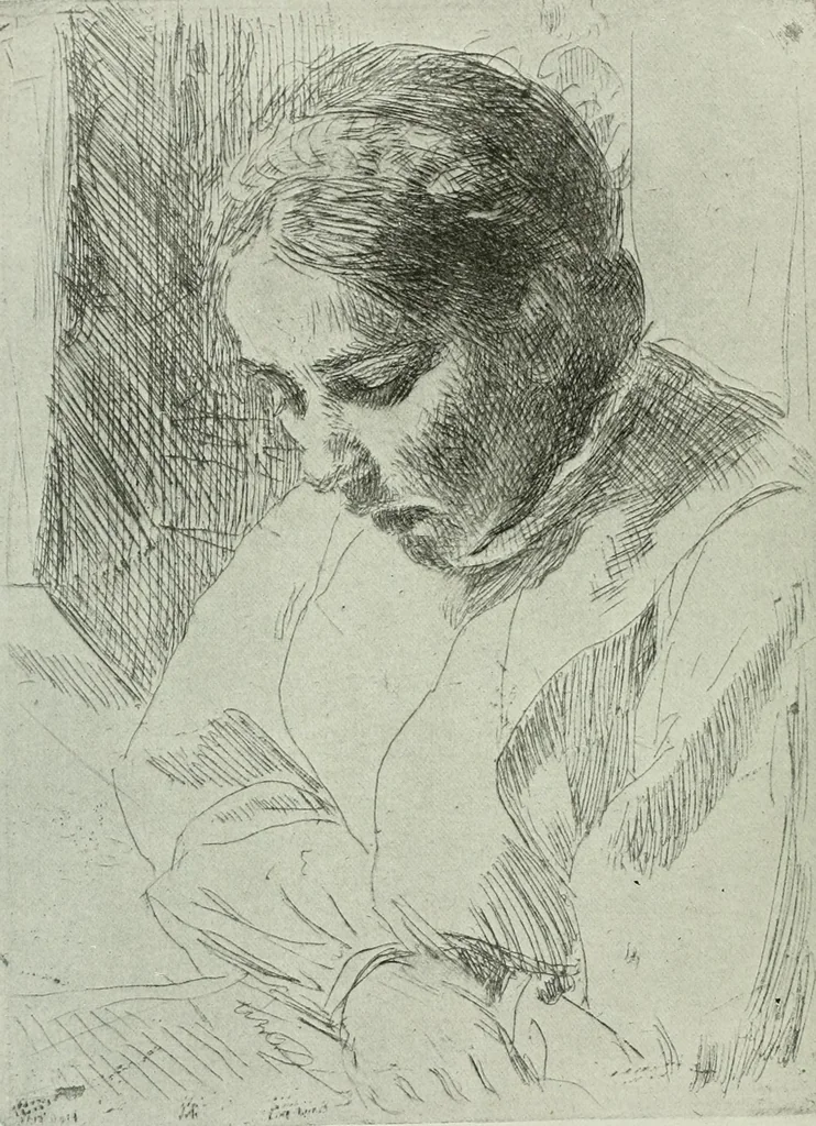 An illustration from Studio international, 1893, leaf 89