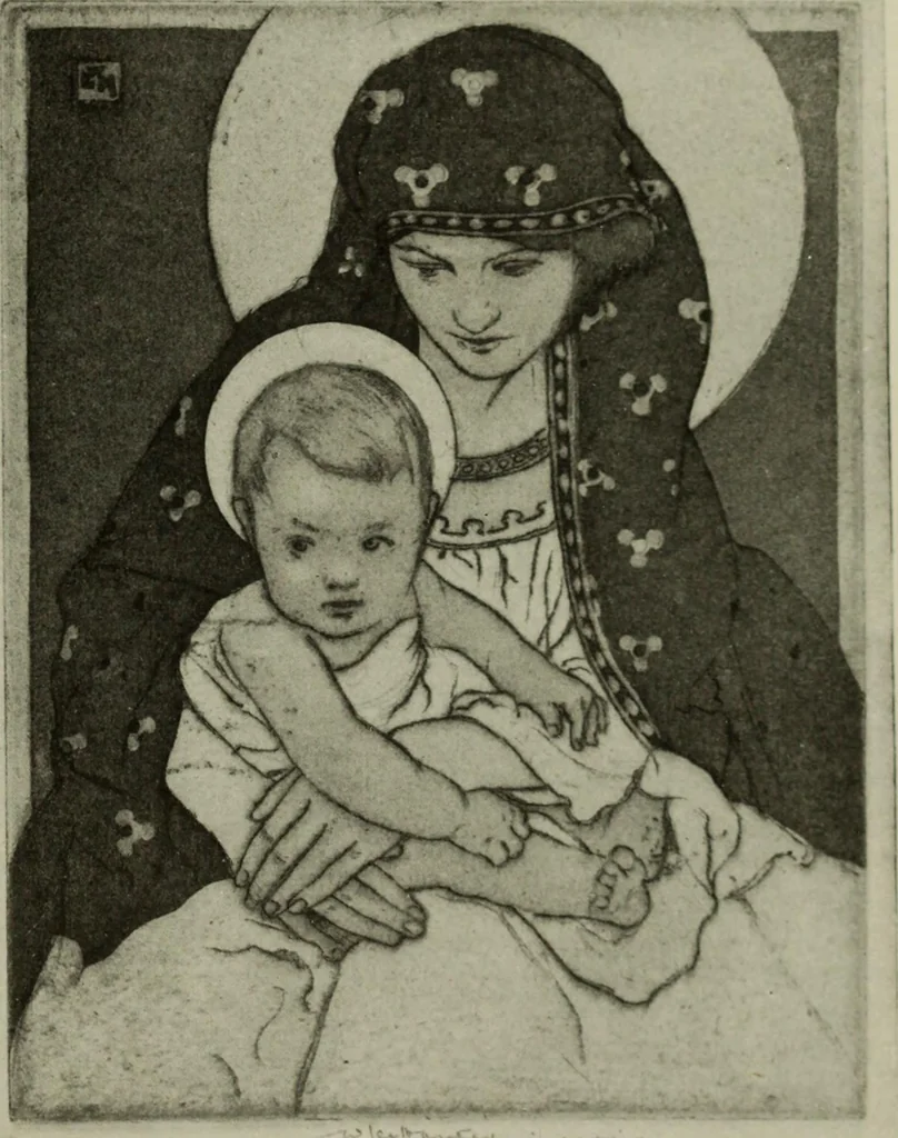 An illustration from Studio international, 1893, leaf 140
