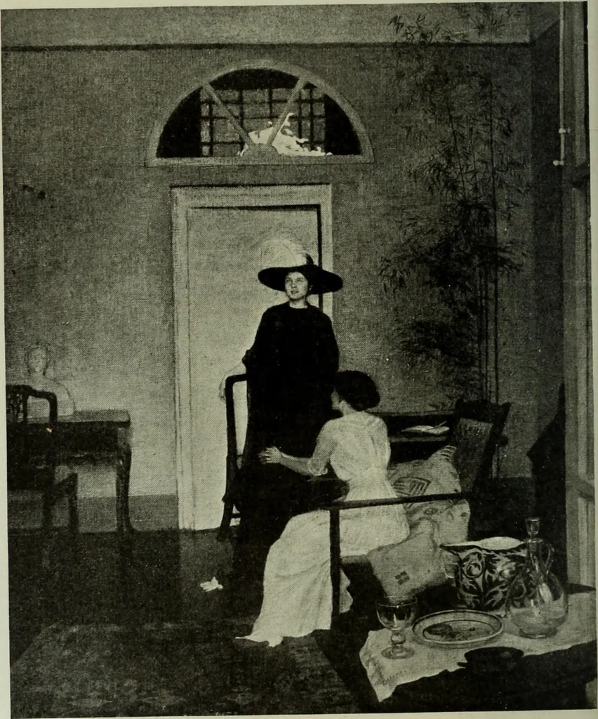 An illustration from Studio international, 1893, leaf 155
