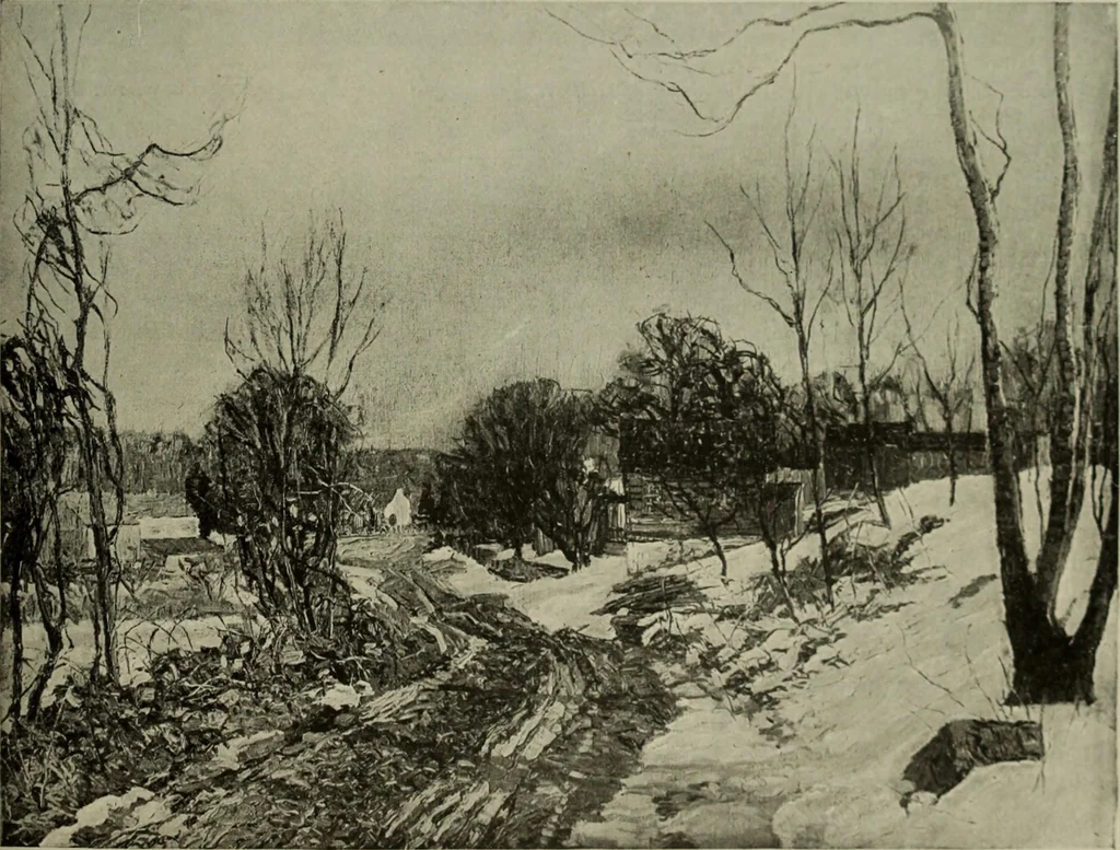 An illustration from Studio international, 1893, leaf 184