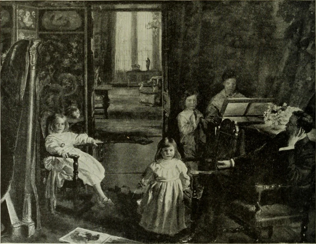 An illustration from Studio international, 1893, leaf 213