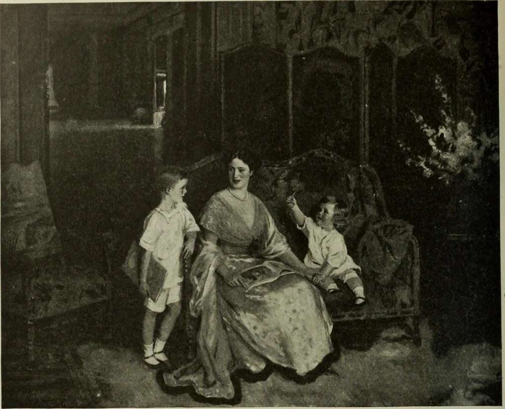 An illustration from Studio international, 1893, leaf 215