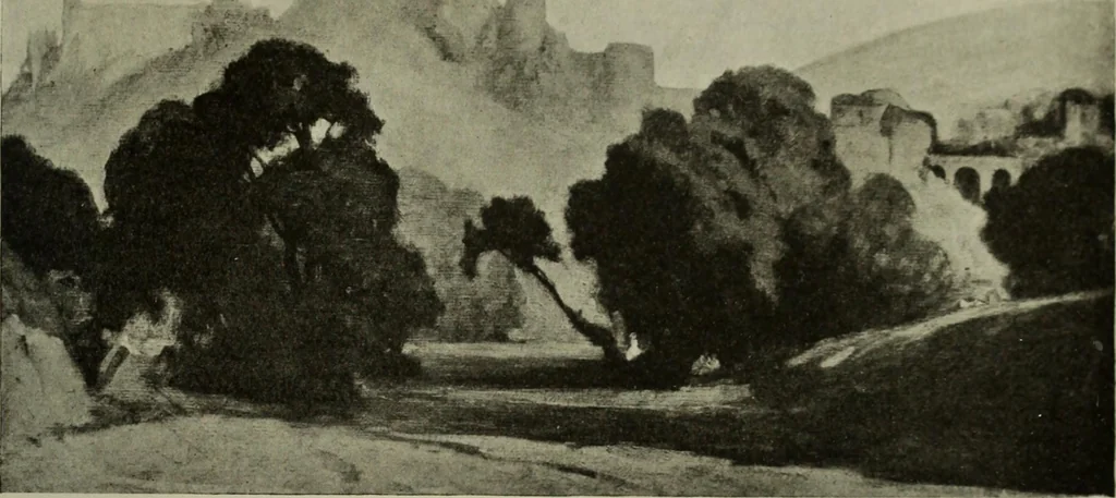 An illustration from Studio international, 1893, leaf 242