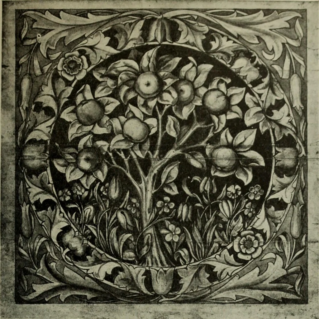 An illustration from Studio international, 1893, leaf 46