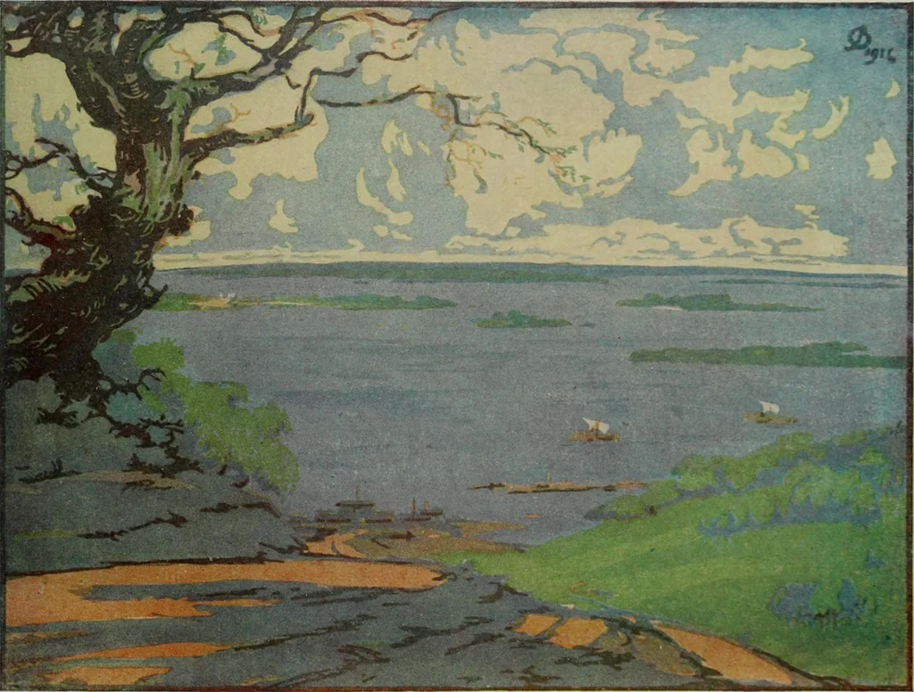 An illustration from Studio international, 1893, leaf 66