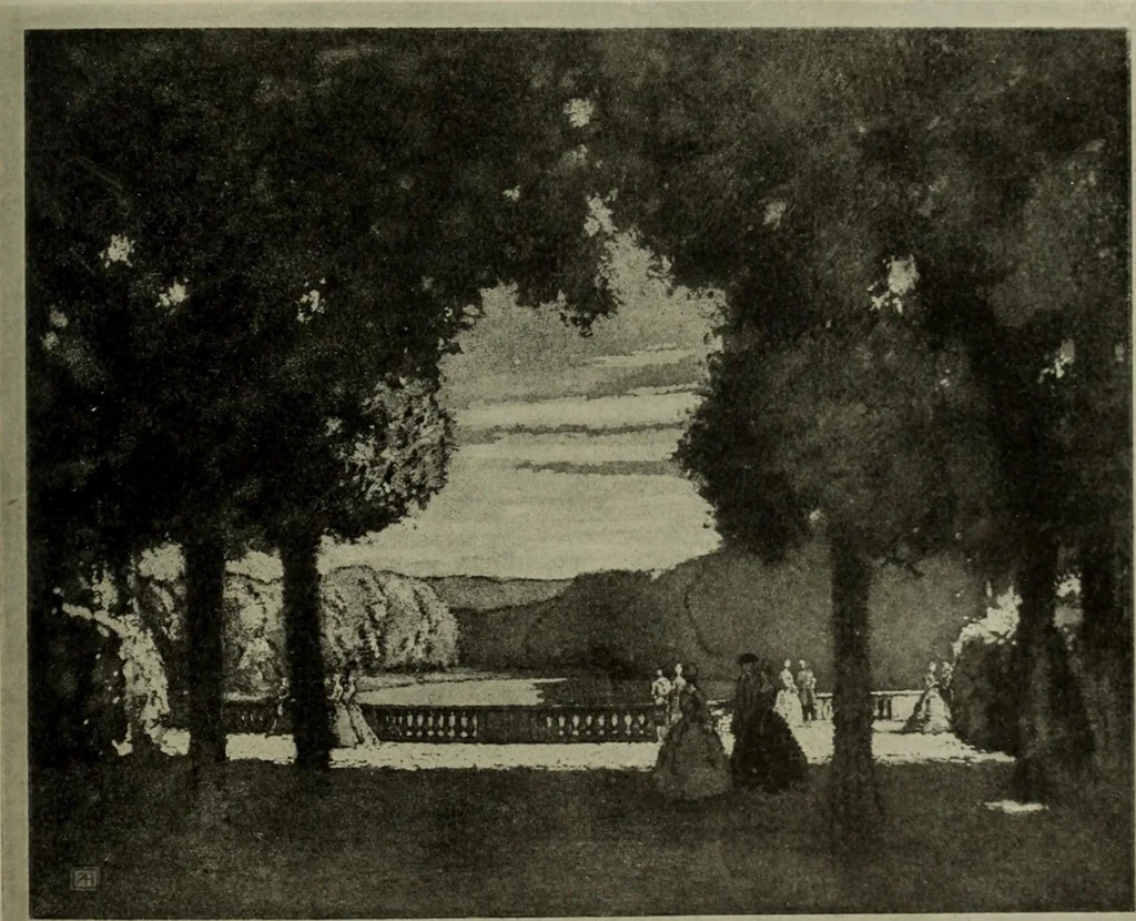 An illustration from Studio international, 1893, leaf 76