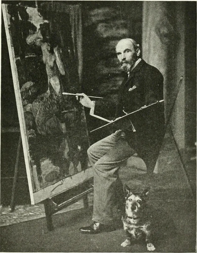 An illustration from Studio international, 1893, leaf 10