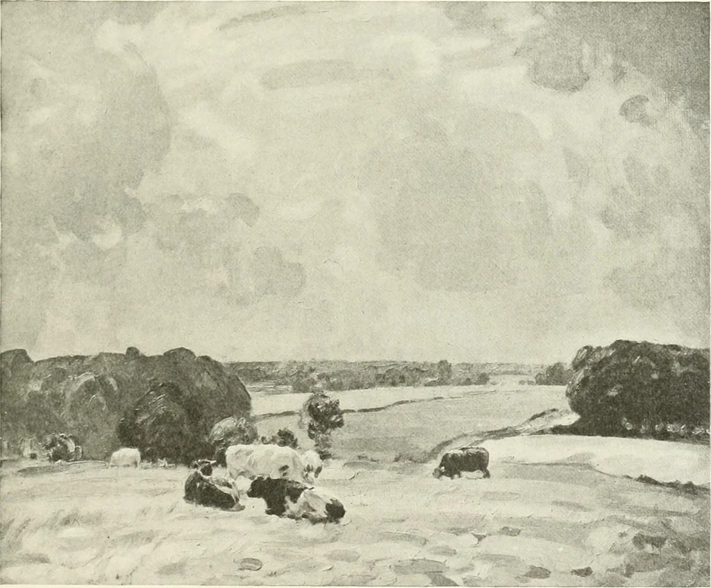An illustration from Studio international, 1893, leaf 136