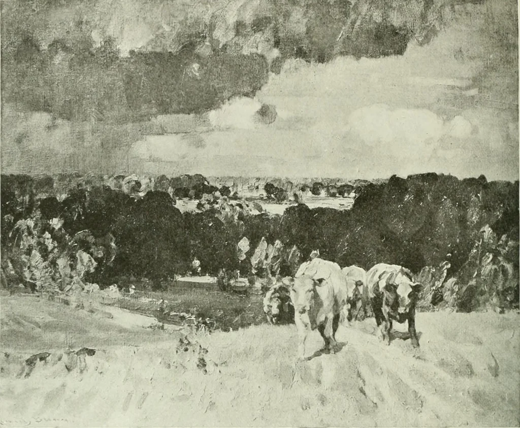 An illustration from Studio international, 1893, leaf 143