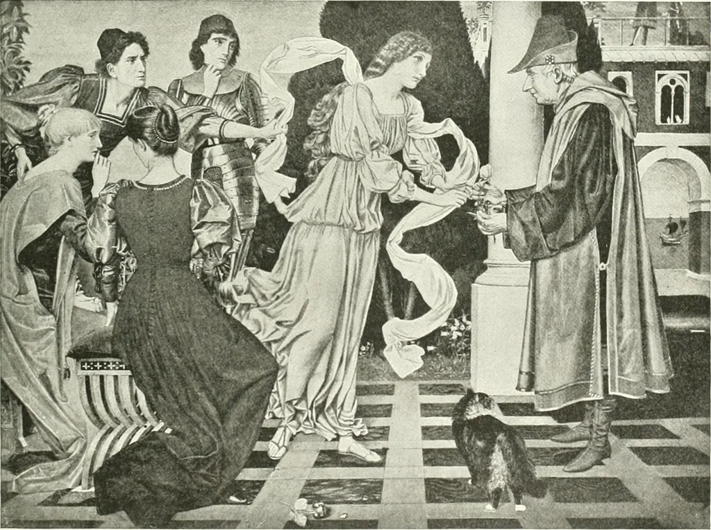 An illustration from Studio international, 1893, leaf 50