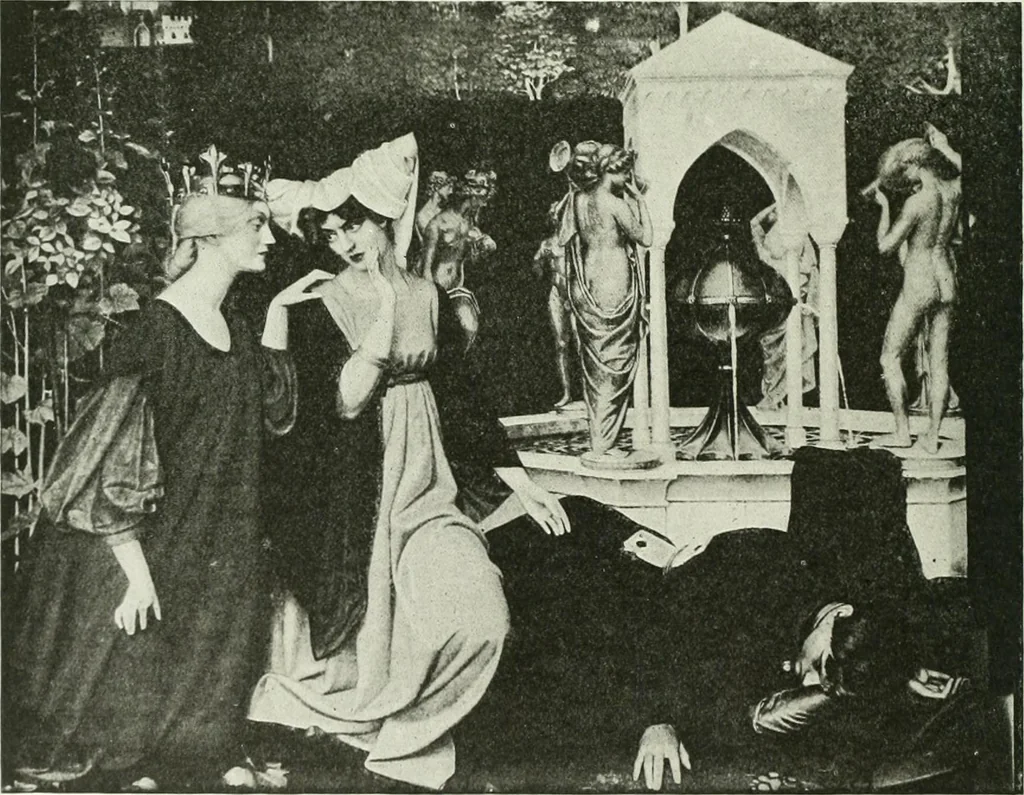 An illustration from Studio international, 1893, leaf 57