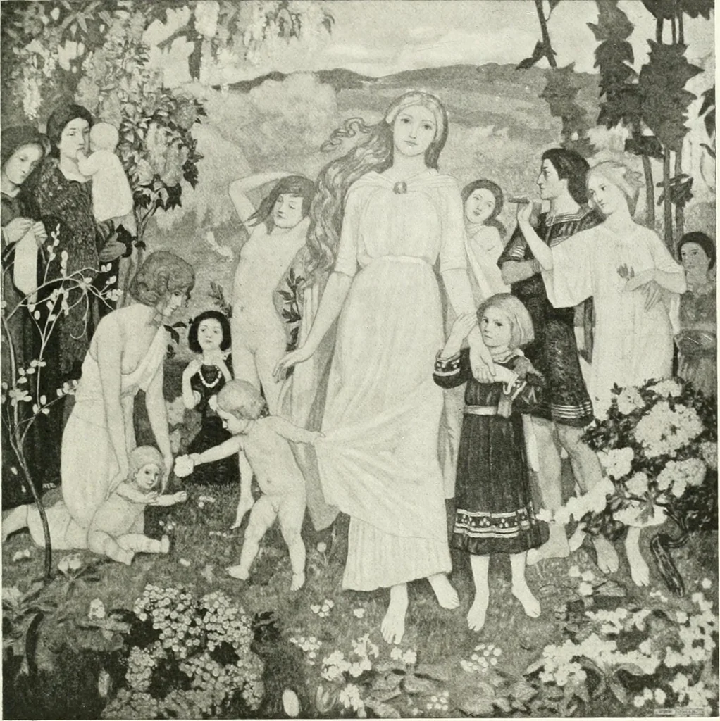 An illustration from Studio international, 1893, leaf 66