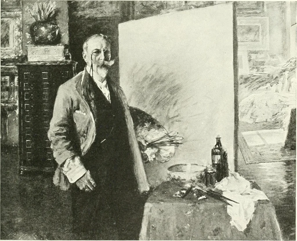 An illustration from Studio international, 1893, leaf 70