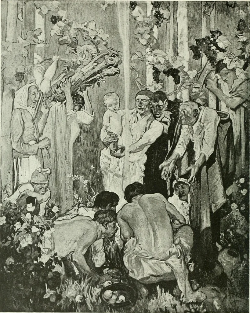 An illustration from Studio international, 1893, leaf 15