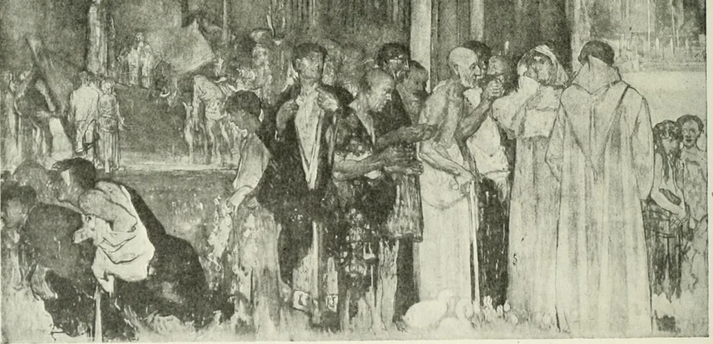 An illustration from Studio international, 1893, leaf 151