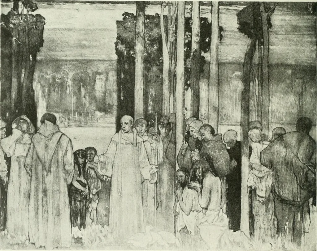 An illustration from Studio international, 1893, leaf 153