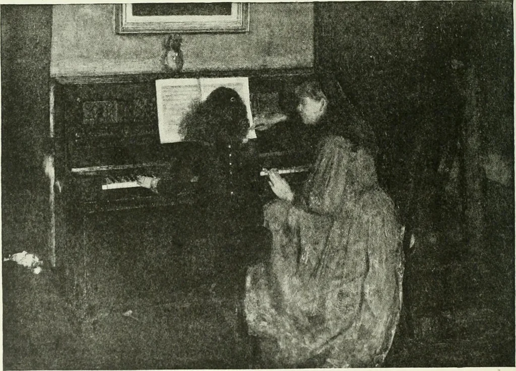 An illustration from Studio international, 1893, leaf 155