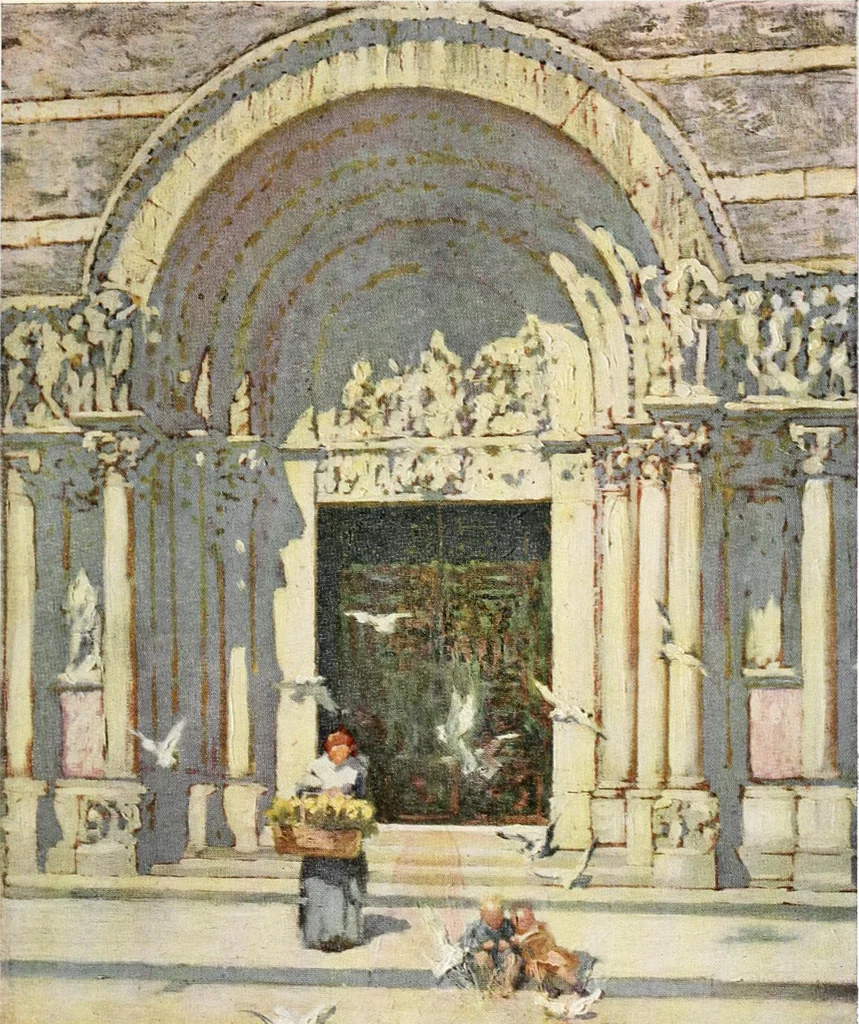 An illustration from Studio international, 1893, leaf 30