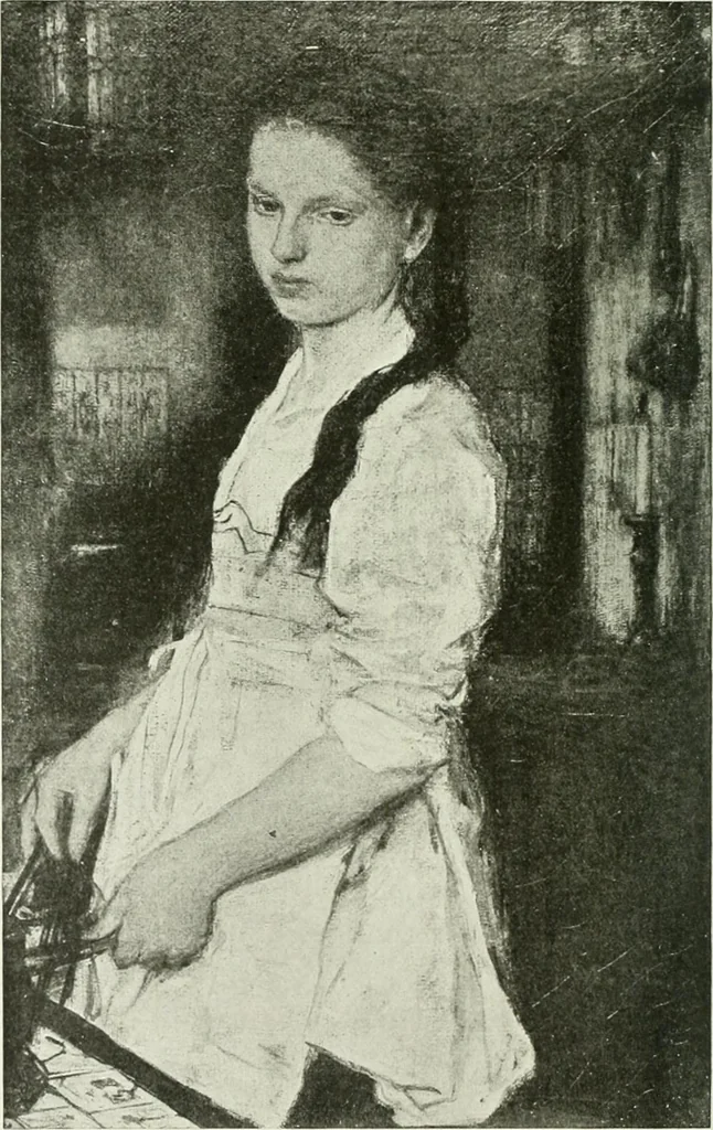 An illustration from Studio international, 1893, leaf 55
