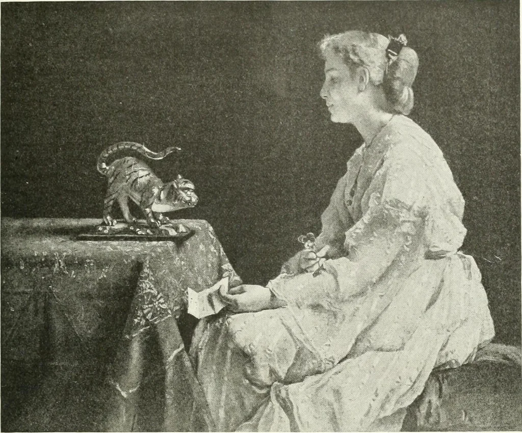 An illustration from Studio international, 1893, leaf 62