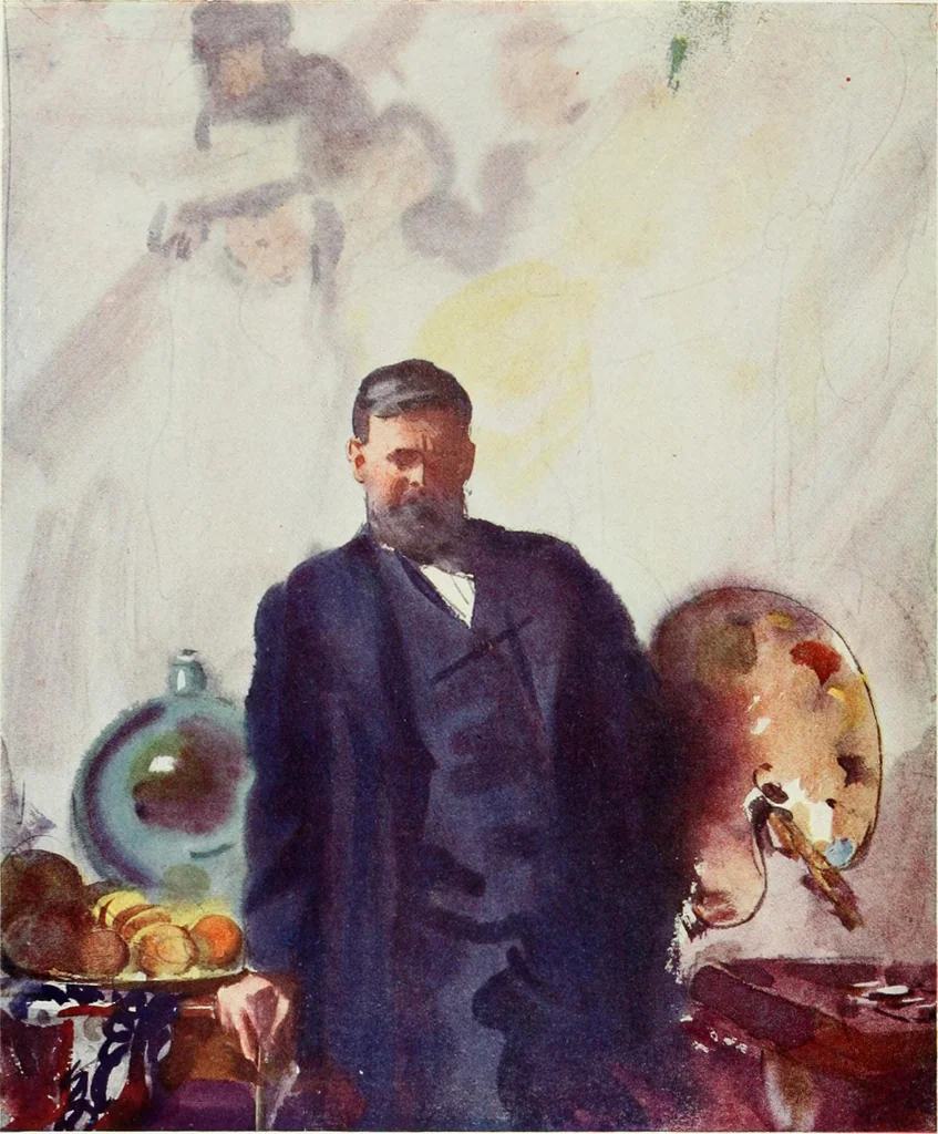 An illustration from Studio international, 1893, leaf 9