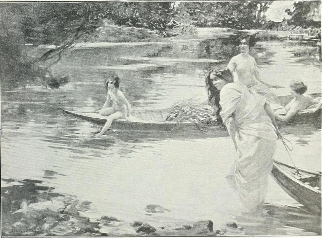 An illustration from Studio international, 1893, leaf 108