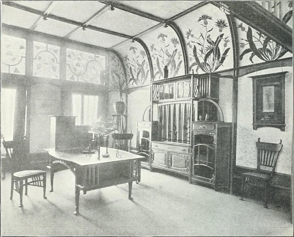 An illustration from Studio international, 1893, leaf 129