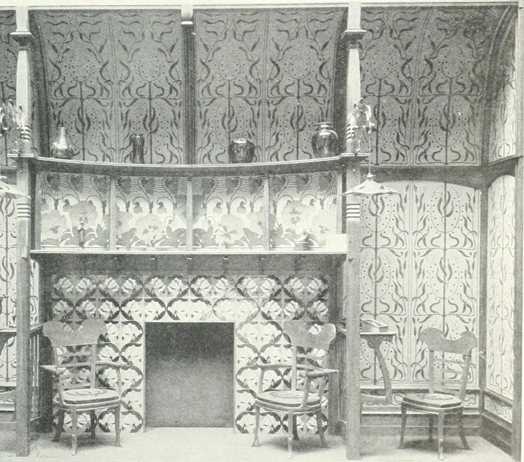 An illustration from Studio international, 1893, leaf 130