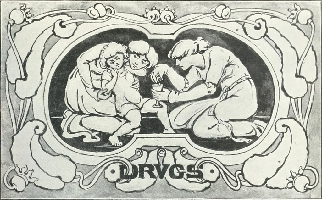 An illustration from Studio international, 1893, leaf 136