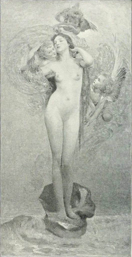 An illustration from Studio international, 1893, leaf 15