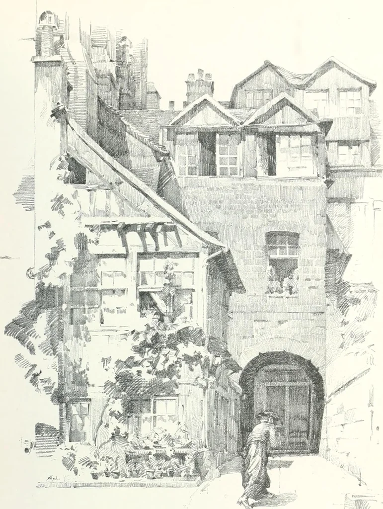 An illustration from Studio international, 1893, leaf 154
