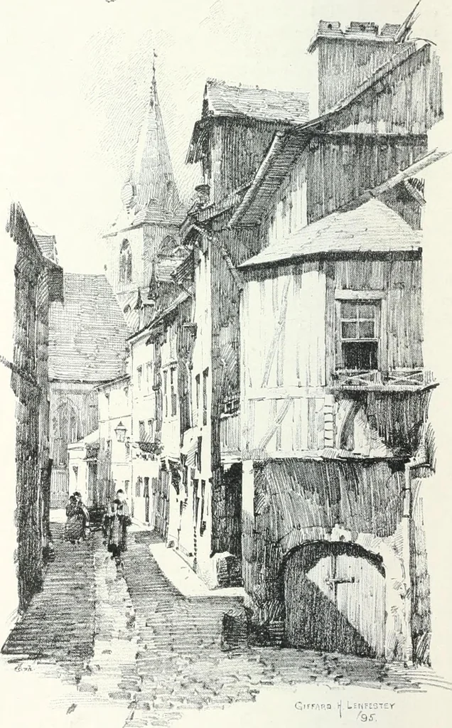 An illustration from Studio international, 1893, leaf 157