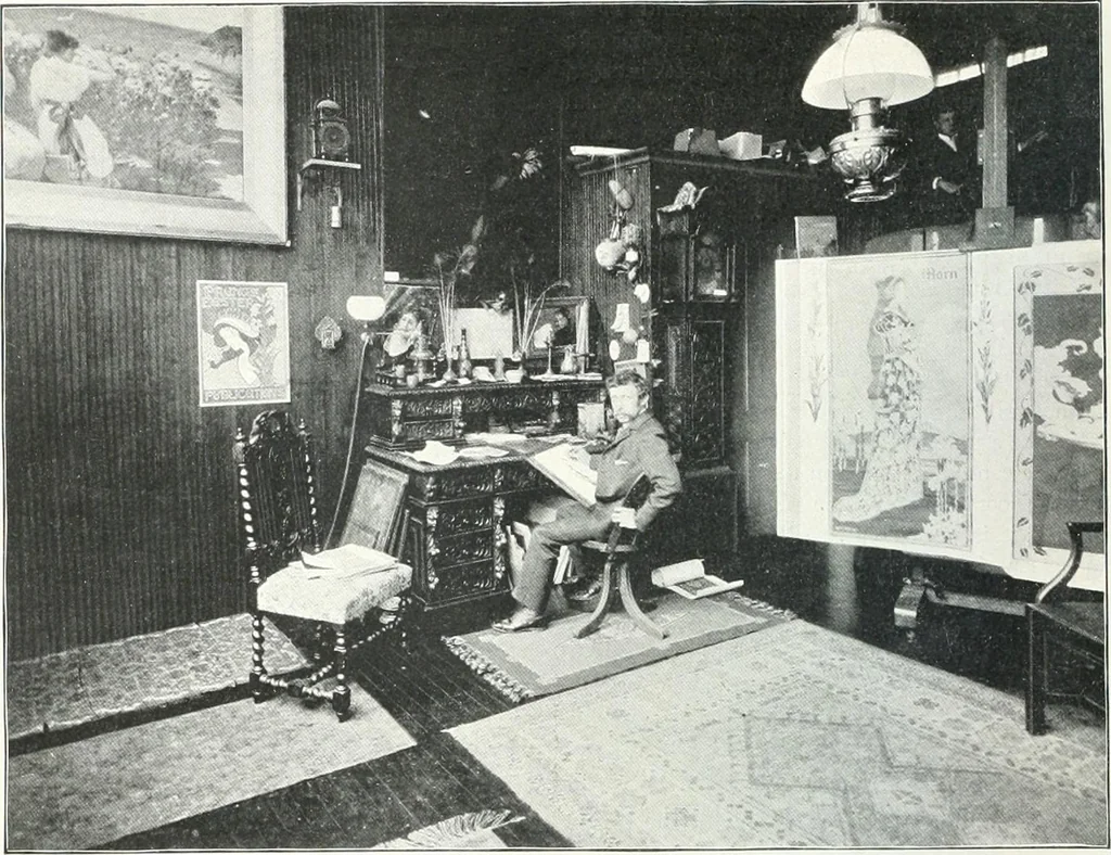 An illustration from Studio international, 1893, leaf 165