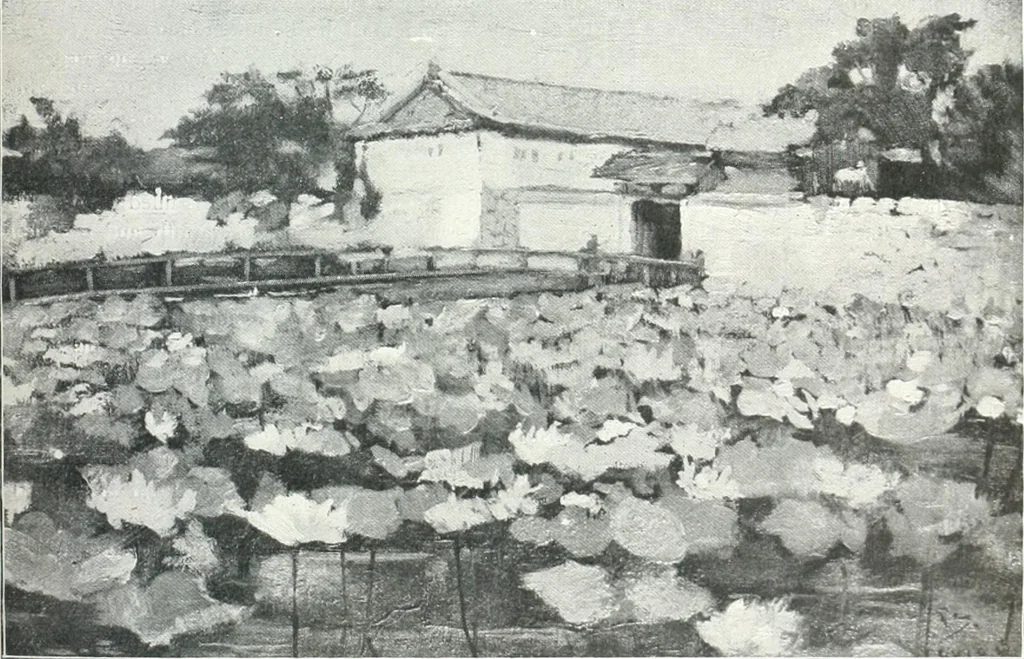 An illustration from Studio international, 1893, leaf 176