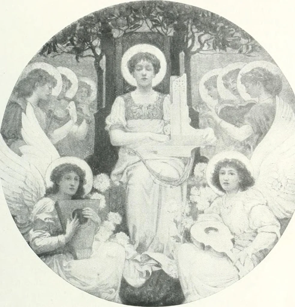 An illustration from Studio international, 1893, leaf 180