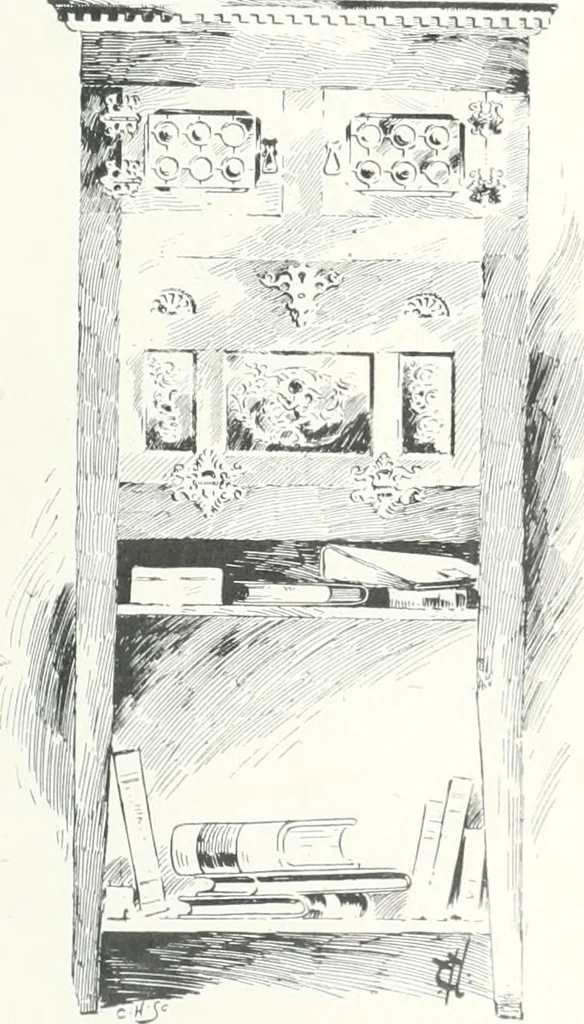 An illustration from Studio international, 1893, leaf 182