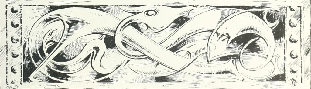 An illustration from Studio international, 1893, leaf 184