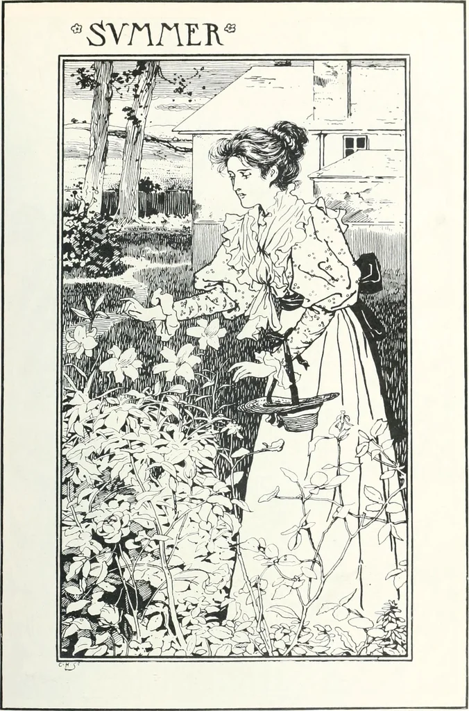 An illustration from Studio international, 1893, leaf 200