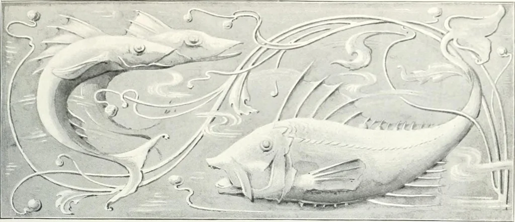 An illustration from Studio international, 1893, leaf 202